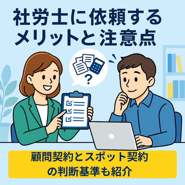 社労士に依頼するメリットと注意点！費用相場も解説